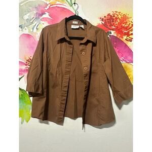 Club Z Collections  Blouse - Size 2Xa